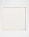 Kim Seybert Filament Embroidered Linen Napkin In White/multi