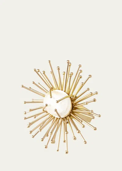 Kim Seybert Flare Napkin Ring In Gold