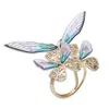 Kim Seybert Flutter Napkin Ring In Lilac & Periwinkle, Set Of 4 In A Gift Box In Blue