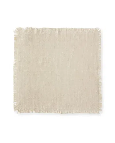 Kim Seybert Fringe Linen Napkin In Neutral