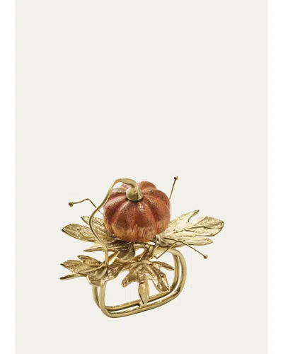 Kim Seybert Gilded Gourd Napkin Ring In Multi
