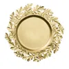 Kim Seybert Gilded Leaves Charger, Set Of 4 In Gold