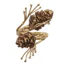 Kim Seybert Gilded Pine Napkin Ring In Multi