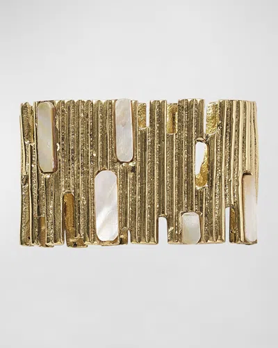 Kim Seybert Gold Matrix Napkin Ring