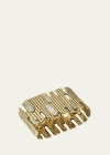 KIM SEYBERT GOLDEN MATRIX NAPKIN RINGS, SET OF 4