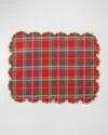 Kim Seybert Holiday Threads Placemat In Red/green/gold