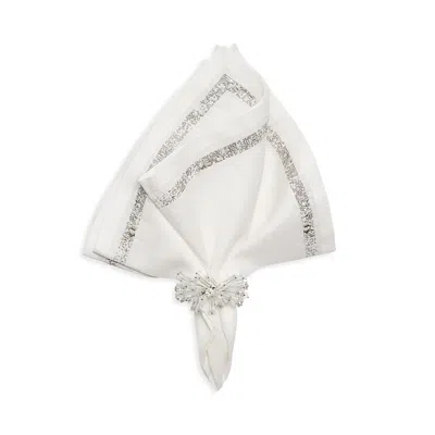 Kim Seybert Impression Napkin In White