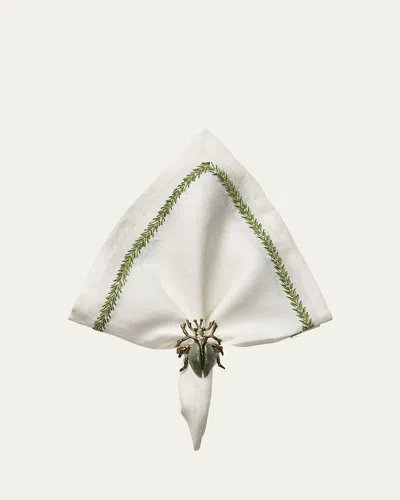 Kim Seybert Jardin Napkin In Green
