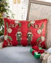 Kim Seybert Jingle Bells Beaded Decorative Pillow, 14" X 22"
