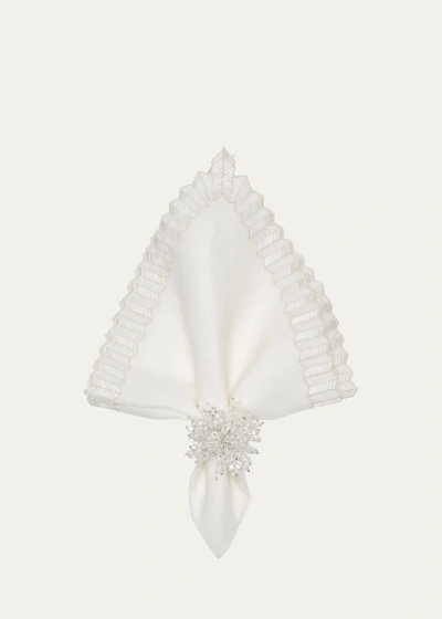 Kim Seybert Lumina Napkin In White