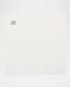Kim Seybert Maharaja Linen Napkin In White/multi
