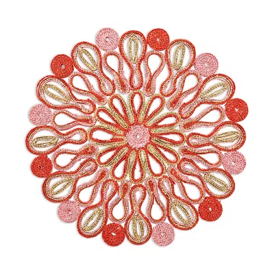 Kim Seybert Marisol Placemat In Red