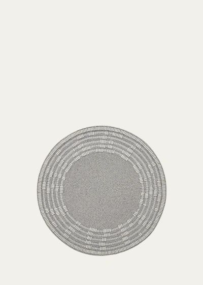 Kim Seybert Matrix Beaded Placemat In Grey