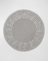Kim Seybert Matrix Beaded Placemat In Gray