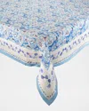 Kim Seybert Mira Tablecloth, 54" X 126" In Lilac/blue