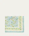 Kim Seybert Mira Tablecloth, 54" X 126" In Seafoam/green