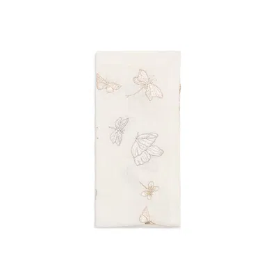 Kim Seybert Monarch Garden Napkin In Neutral