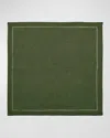 Kim Seybert Napkin Classic, Olive In Green