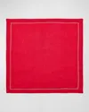 Kim Seybert Napkin Classic, Red In Red