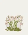 Kim Seybert Orchid Beaded Placemat In Green