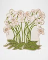 Kim Seybert Orchid Beaded Placemat In Multi