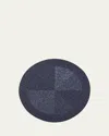 Kim Seybert Palisade Placemat In Navy