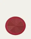 Kim Seybert Palisade Placemat In Red