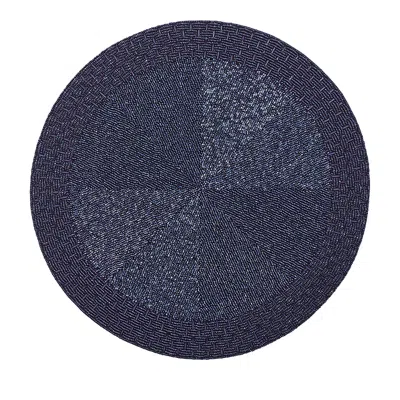 Kim Seybert Palisade Placemat, Set Of 2 In Navy