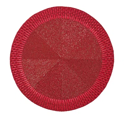 Kim Seybert Palisade Placemat, Set Of 2 In Red