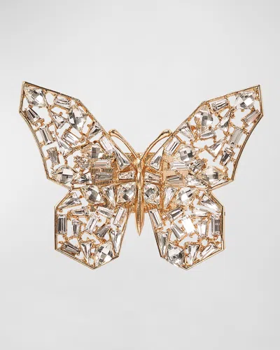 Kim Seybert Papillon Napkin Rings, Set Of 4 In Gold