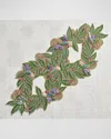 Kim Seybert Paradiso Beaded Table Runner, 16" X 40" In Gold/multi