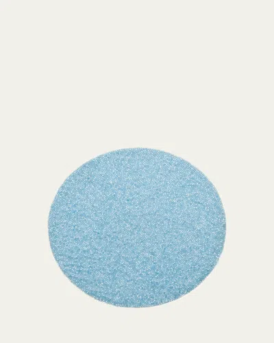 Kim Seybert Perennial Beaded Placemat In Blue