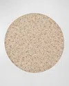 Kim Seybert Rapture Beaded Placemat In Champagne/crystal