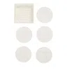 Kim Seybert Reed Coasters In White And Caddy, Set Of 6