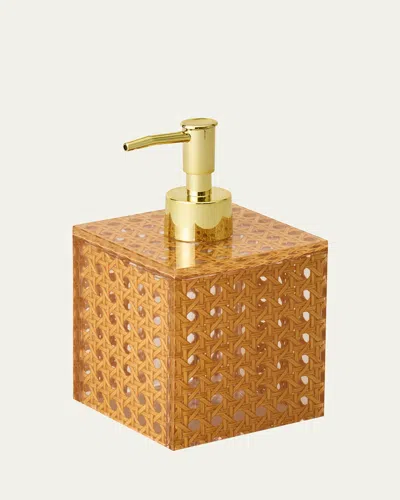 Kim Seybert Reed Soap Dispenser, Natural