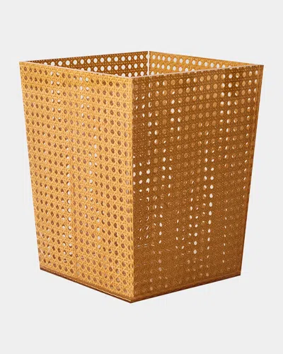 Kim Seybert Reed Waste Basket, Natural