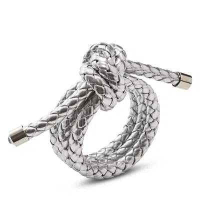 Kim Seybert Rope Knot Napkin Ring In Silver