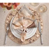 KIM SEYBERT SEASHELL BURST NAPKIN RING IN IVORY AND NATURAL