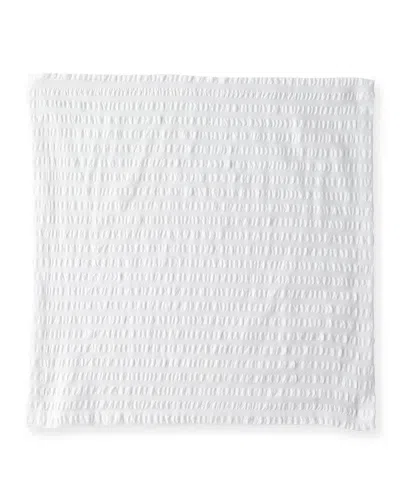 Kim Seybert Seersucker Napkin In White