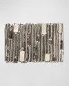 Kim Seybert Silver Matrix Napkin Ring In Multi