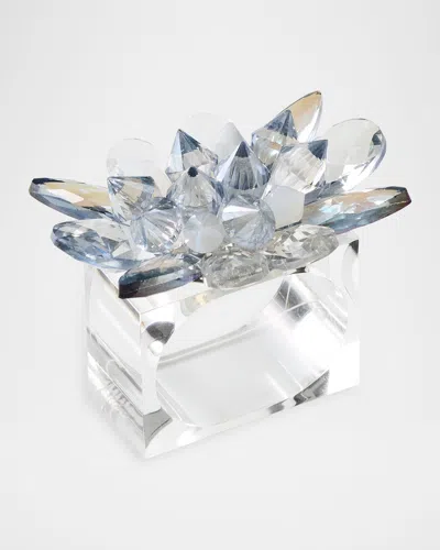 Kim Seybert Spectra Napkin Rings, Set Of 4 In Transparent