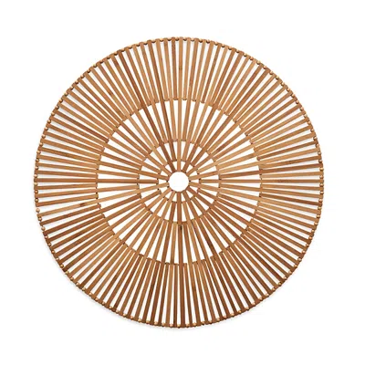 Kim Seybert Spoke Placemats, Set Of 4 In Brown
