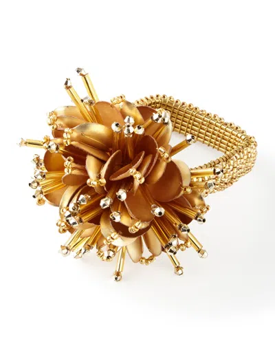 Kim Seybert Starburst Napkin Ring In Gold