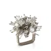Kim Seybert Starburst Napkin Ring In Silver