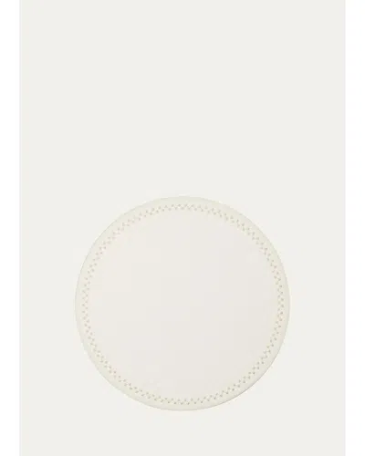 Kim Seybert Starry Night Circular Placemat In White