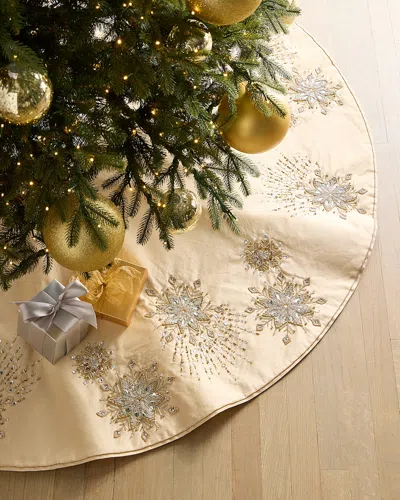 Kim Seybert Supernova Beaded 64" Tree Skirt