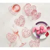 Kim Seybert Sweetheart Pink And Red Coasters, Set Of 6