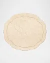 Kim Seybert Tailored Faux Leather Placemat In Gold
