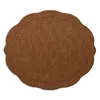 Kim Seybert Brown Tailored Placemat In Brown