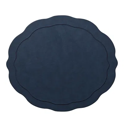 Kim Seybert Tailored Placemat, Set Of 4 In Navy